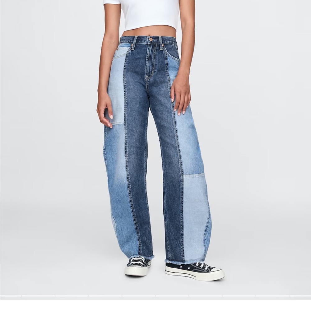 Women's Two-Tone Blue Jeans